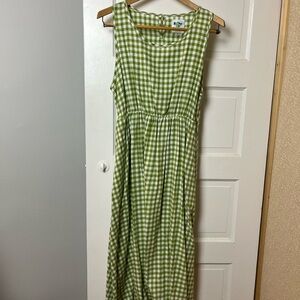 Shiny By Nature Gingham Sleeveless Dress